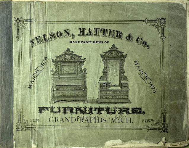 Nelson, Matter & Co. Trade Catalog-1876 | Furniture City History